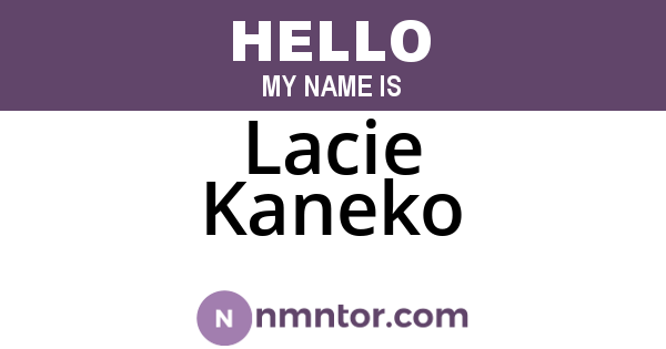 Lacie Kaneko