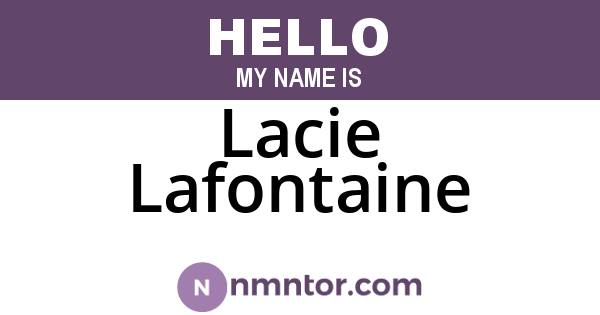Lacie Lafontaine