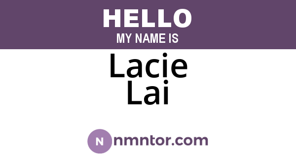 Lacie Lai