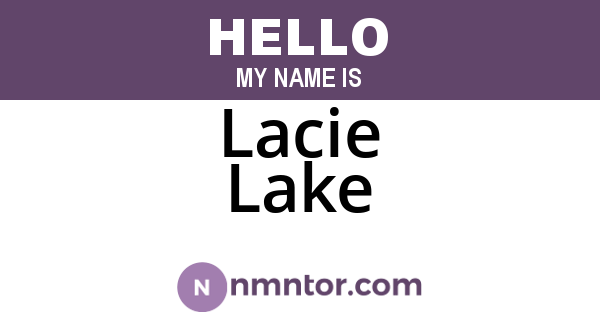 Lacie Lake
