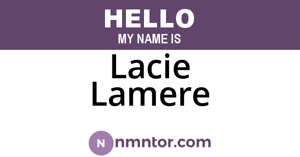 Lacie Lamere