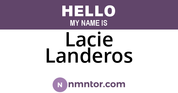 Lacie Landeros