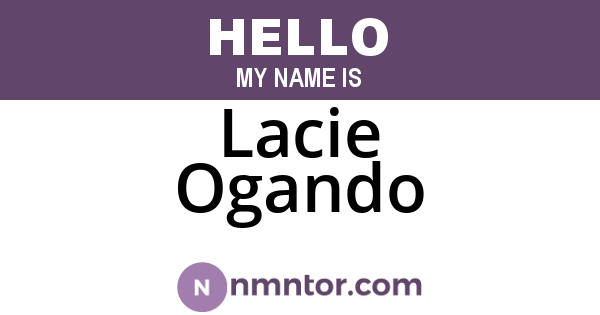 Lacie Ogando