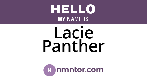 Lacie Panther