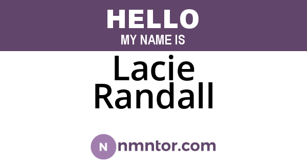 Lacie Randall