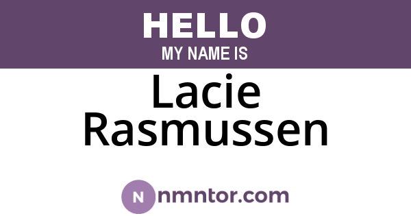 Lacie Rasmussen
