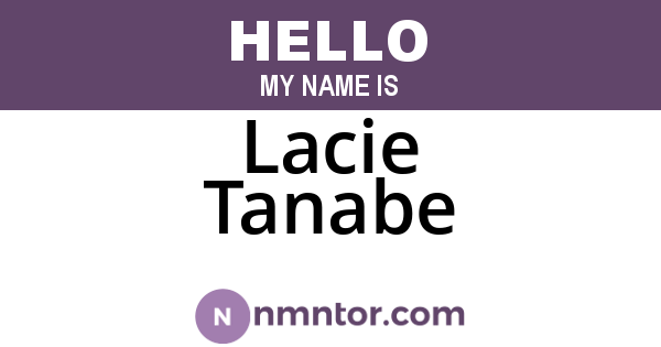 Lacie Tanabe