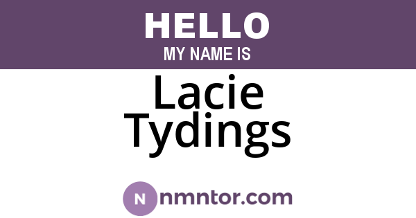 Lacie Tydings