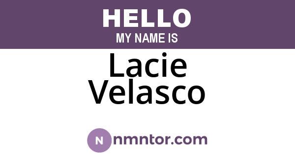 Lacie Velasco