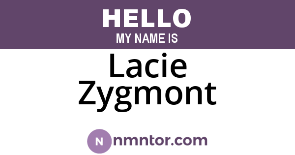 Lacie Zygmont