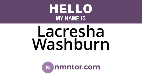 Lacresha Washburn
