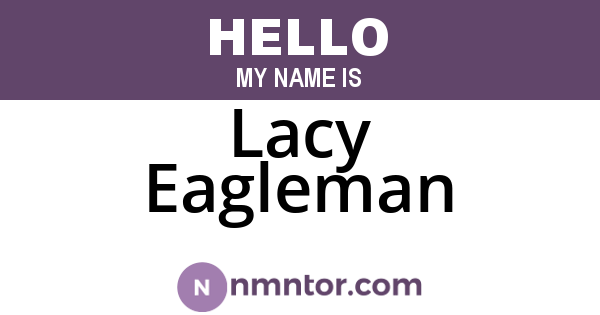 Lacy Eagleman