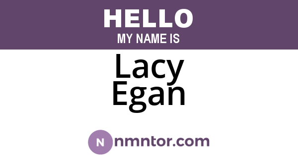 Lacy Egan