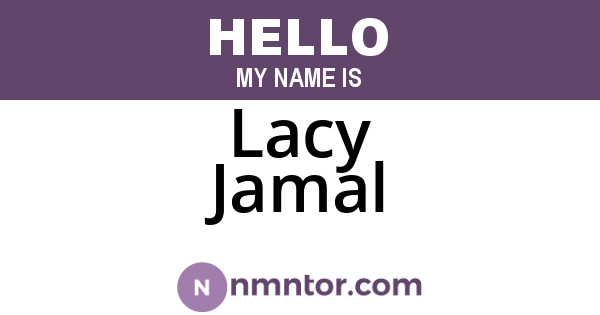 Lacy Jamal