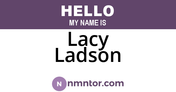 Lacy Ladson