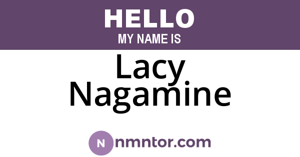Lacy Nagamine