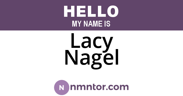 Lacy Nagel