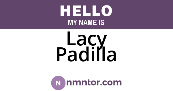 Lacy Padilla