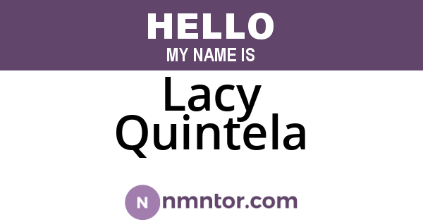Lacy Quintela