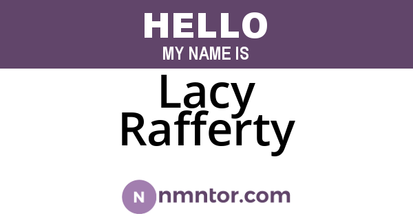 Lacy Rafferty