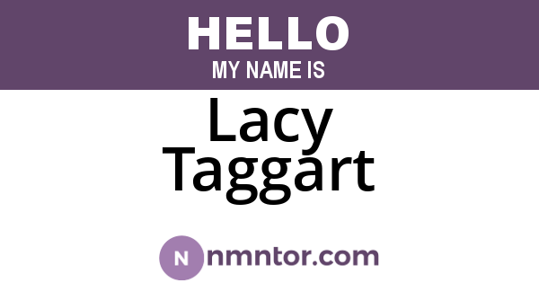 Lacy Taggart