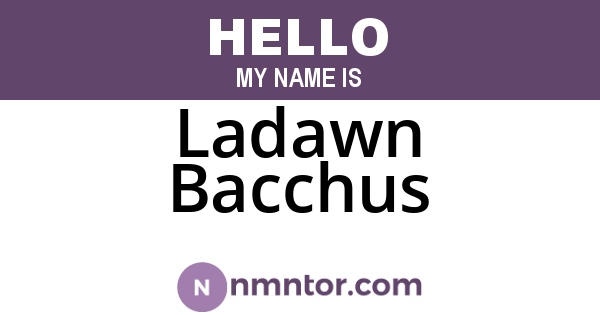 Ladawn Bacchus