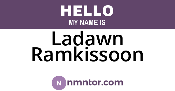 Ladawn Ramkissoon
