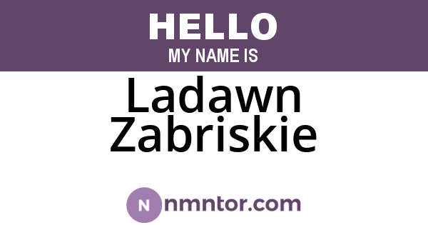 Ladawn Zabriskie