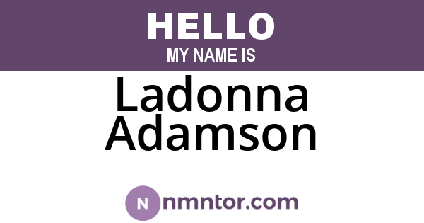 Ladonna Adamson