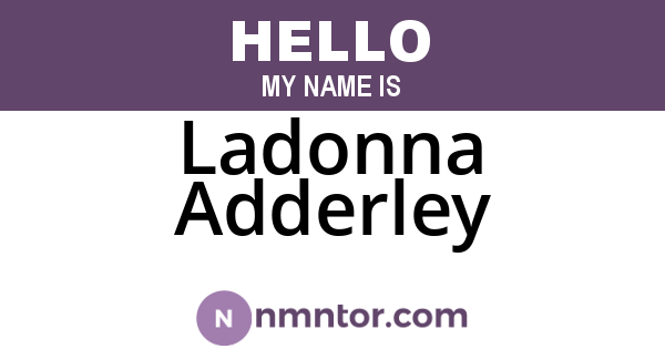 Ladonna Adderley