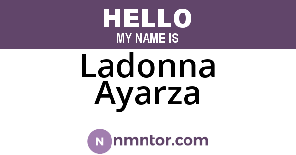 Ladonna Ayarza