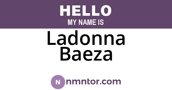 Ladonna Baeza