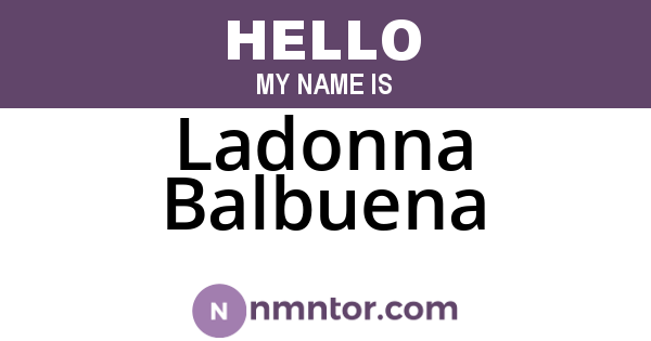 Ladonna Balbuena