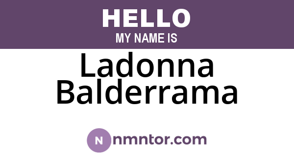 Ladonna Balderrama