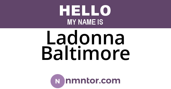 Ladonna Baltimore