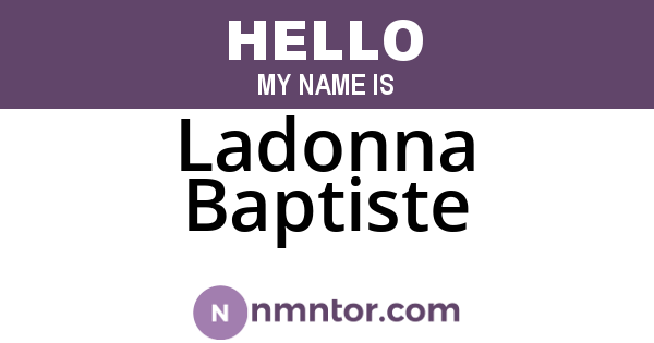 Ladonna Baptiste