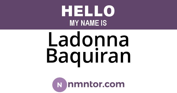 Ladonna Baquiran