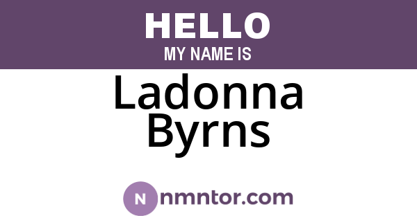 Ladonna Byrns