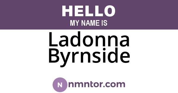 Ladonna Byrnside