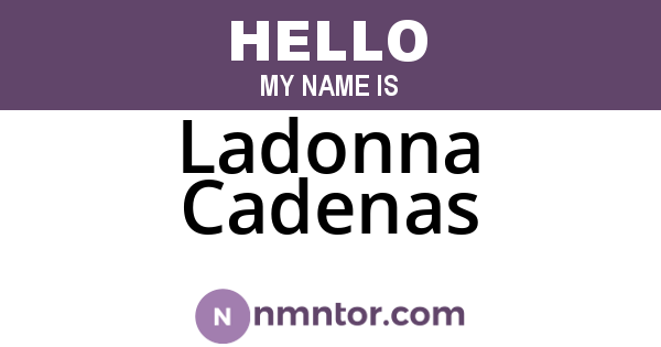 Ladonna Cadenas