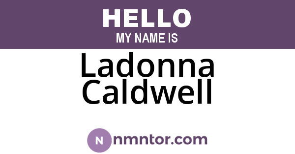 Ladonna Caldwell