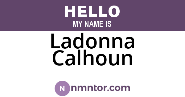Ladonna Calhoun