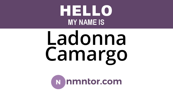 Ladonna Camargo
