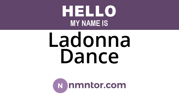 Ladonna Dance