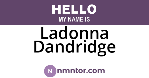 Ladonna Dandridge