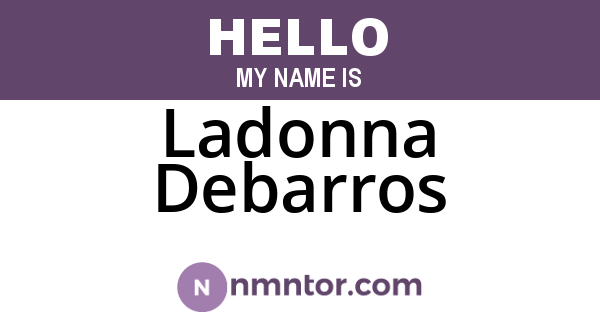 Ladonna Debarros