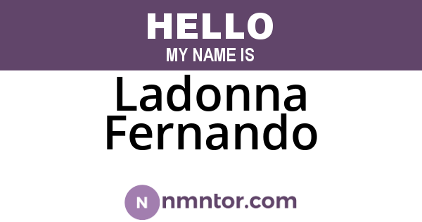 Ladonna Fernando