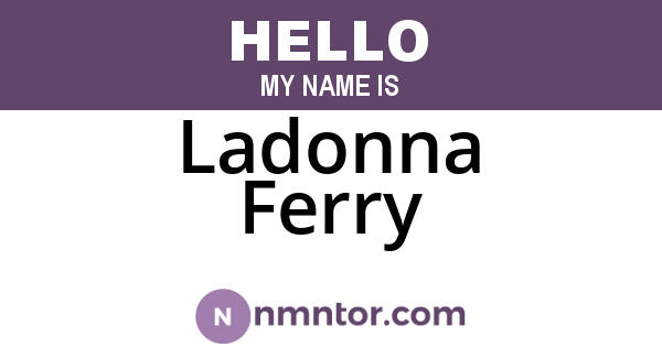 Ladonna Ferry