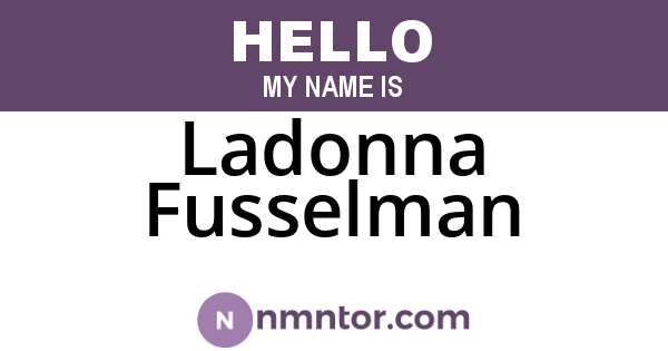 Ladonna Fusselman