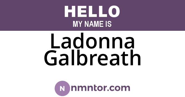 Ladonna Galbreath